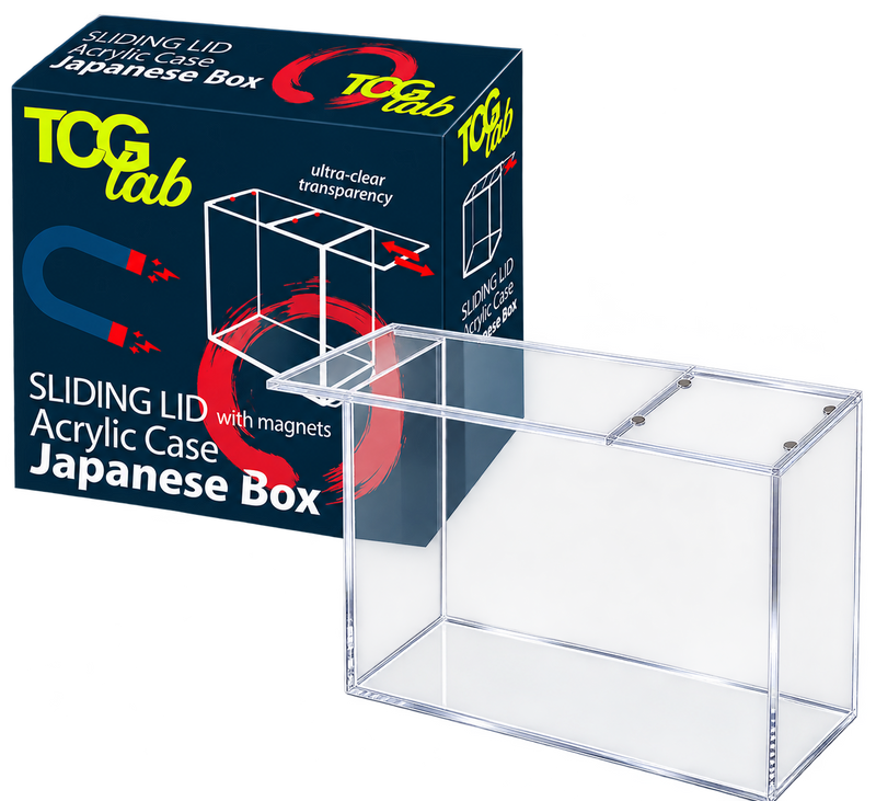 TCG Lab – Case Protettivo per Pokémon Box Giapponesi in Plexiglass con Chiusura Magnetica