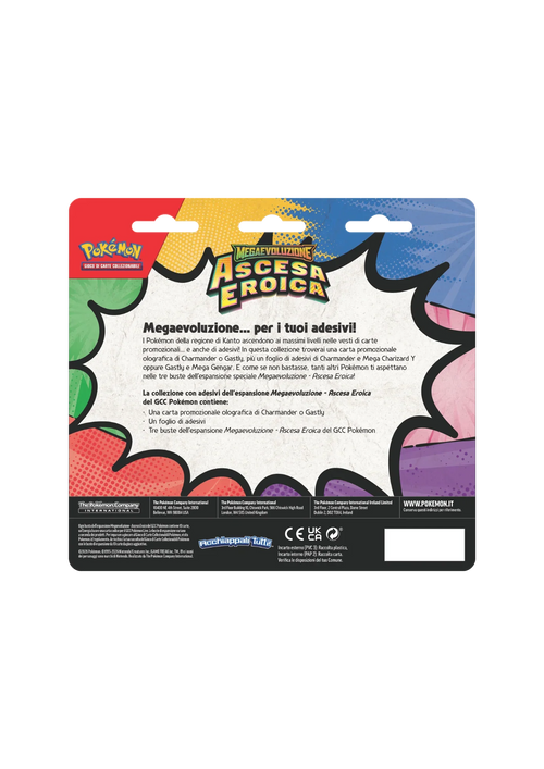 Collezione Charmender con Adesivi dell'espansione Megaevoluzione