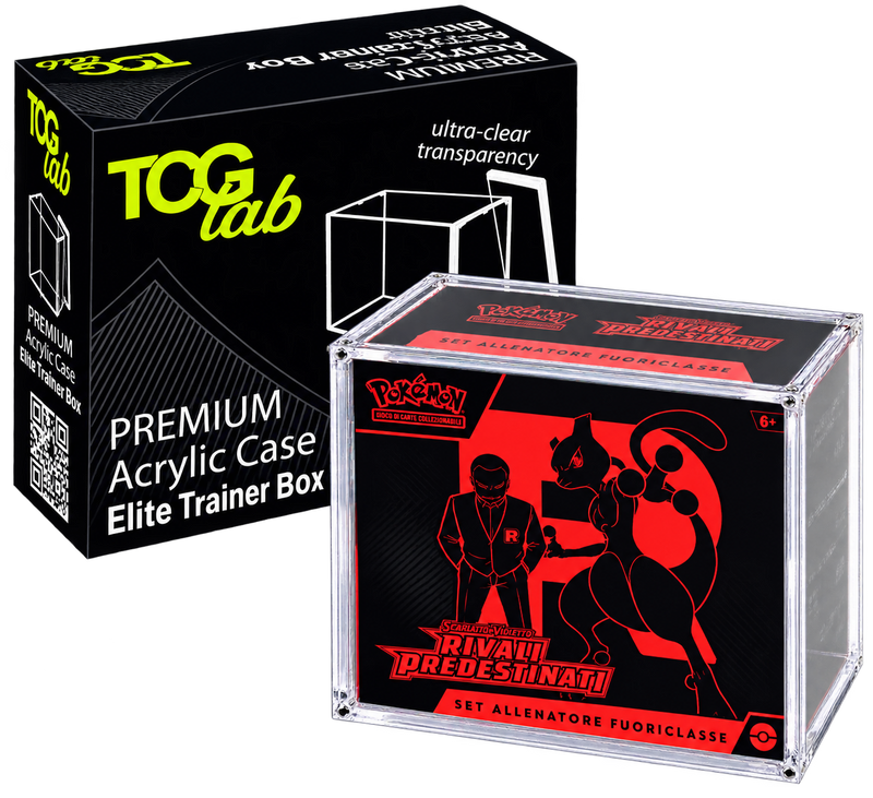 TCG Lab – Premium Case Protettivo Magnetico per ETB Pokémon in Plexiglass