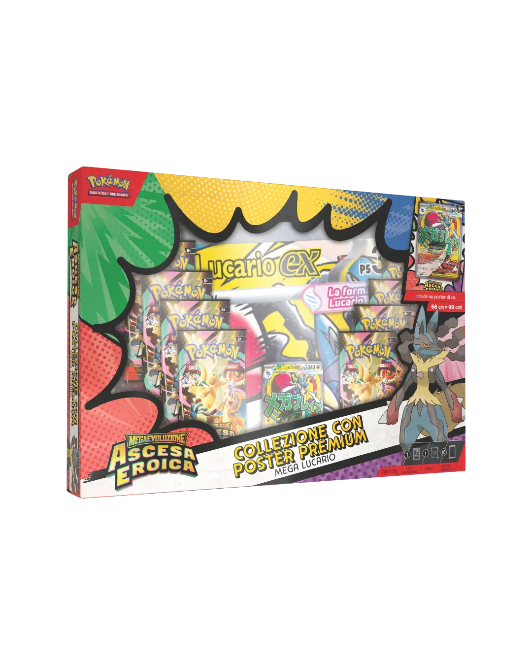 Collezione con Poster Premium di Mega Lucario-ex