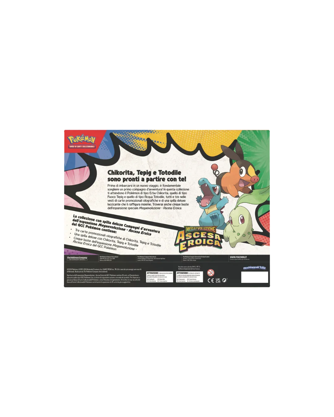 Collezione con Spilla Deluxe Compagni d'Avventura dell'espansione Megaevoluzione