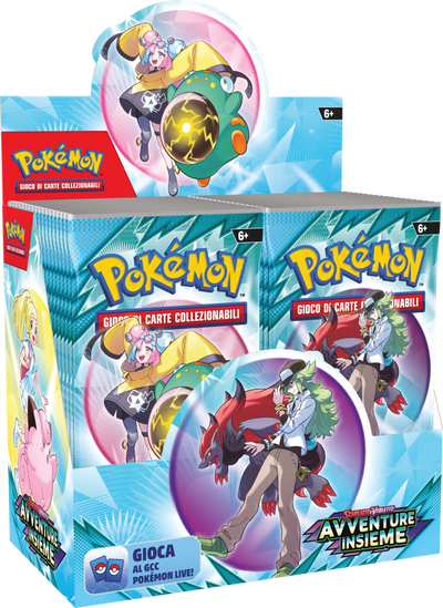 Box 36 Buste Pokémon Scarlatto e Violetto - Avventure Insieme SV09 [ITA]