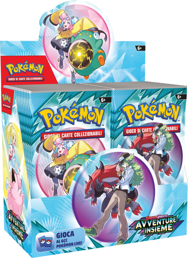 Box 36 Buste Pokémon Scarlatto e Violetto - Avventure Insieme SV09 [ITA]