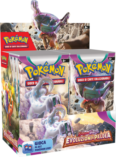 Box 36 Buste Pokémon Scarlatto e Violetto - Evoluzioni a Paldea [ITA]