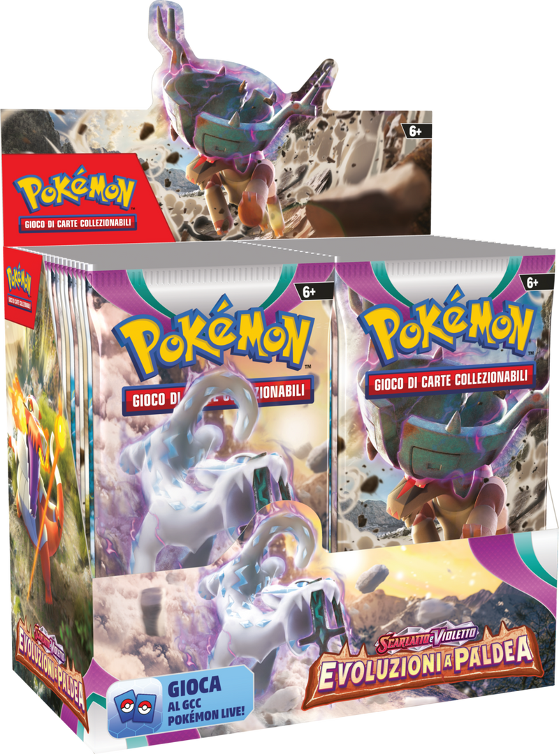 Box 36 Buste Pokémon Scarlatto e Violetto - Evoluzioni a Paldea [ITA]