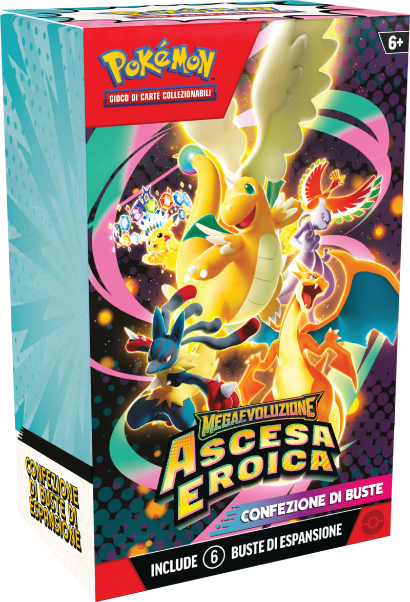 Bundle 6 Buste Pokémon Megaevoluzione - Ascesa Eroica [ITA]