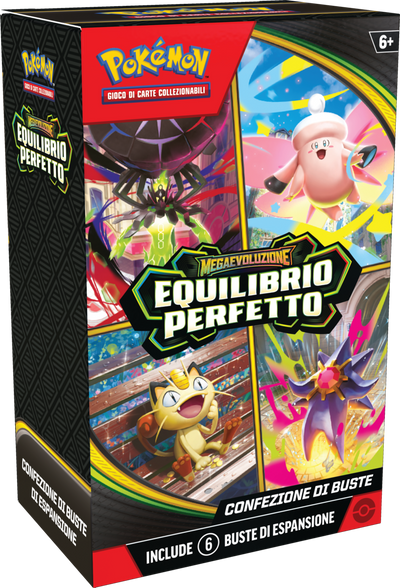 Bundle 6 Buste Pokémon Megaevoluzione - Equilibrio Perfetto [ITA]