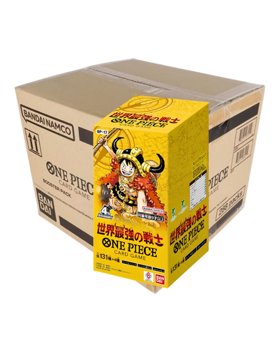 One Piece Card Game OP-17 The World's Strongest Warriors Case Giapponese | 12 Booster Box Bandai