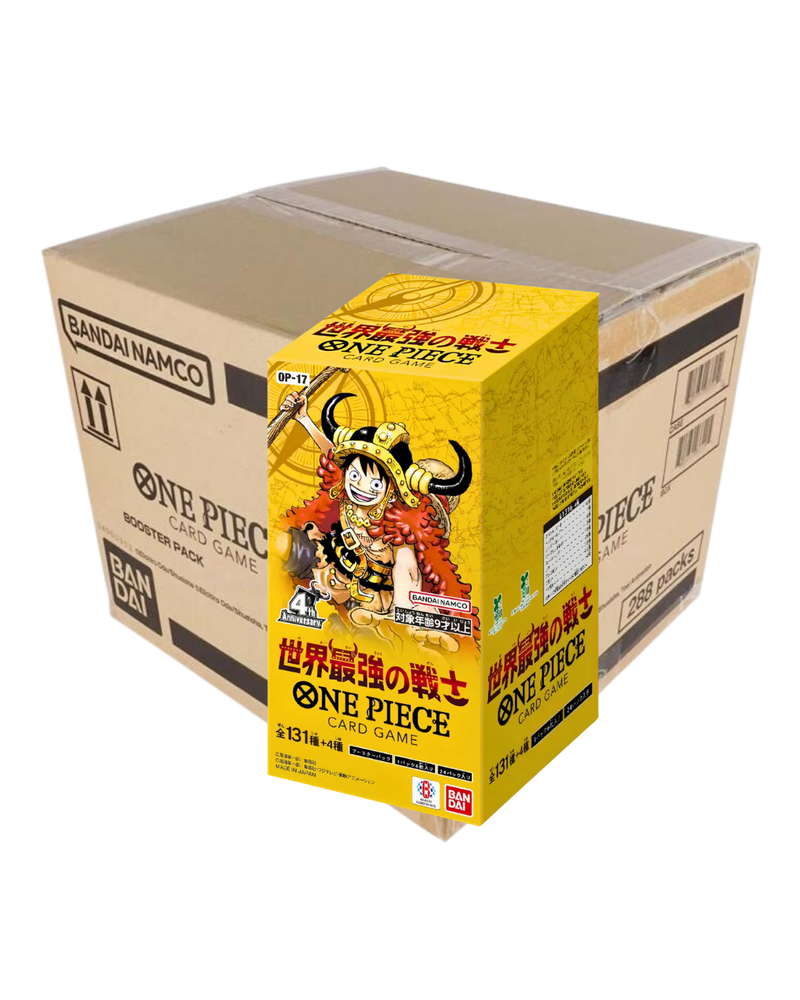 One Piece OP17
One Piece OP-17
One Piece OP17 Giapponese
One Piece OP-17 Giapponese
Case One Piece OP17
One Piece Card Game OP17
One Piece Card Game Giapponese
Case One Piece Card Game
Booster Case One Piece
Master Case One Piece
OP17 The World's Strongest Warriors
One Piece Booster Box Giapponese
Bandai One Piece
Case 12 Booster Box
Carte One Piece Giapponesi
One Piece TCG Giapponese
Case OP17 Giapponese
One Piece Card Game Lingua Giapponese
The World's Strongest Warriors Case
One Piece Booster Case Giappo