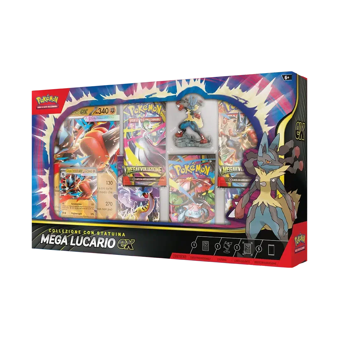 Collezione con Statuina Mega Lucario-EX ITA