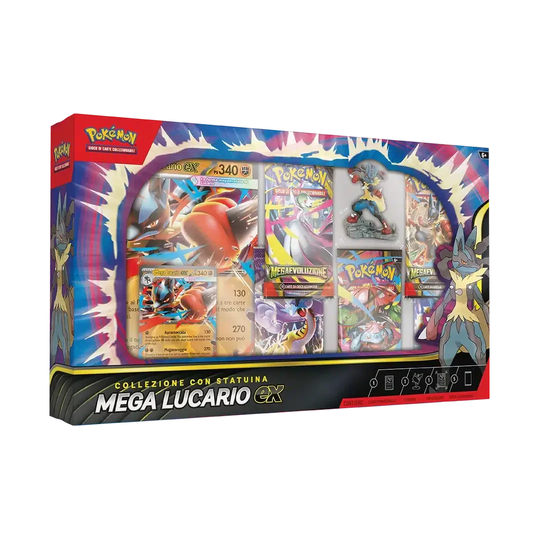 Collezione con Statuina Mega Lucario-EX ITA