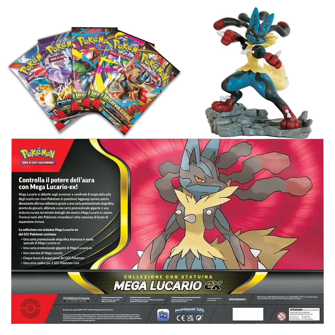Collezione con Statuina Mega Lucario-EX ITA