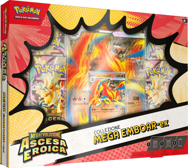 Collezione Mega Emboar-ex - Megaevoluzione Ascesa Eroica [ITA]