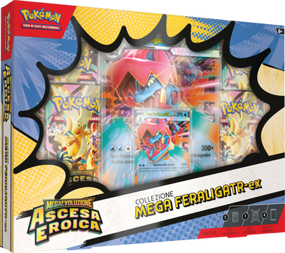 Collezione Mega Feraligatr-ex - Megaevoluzione Ascesa Eroica [ITA]