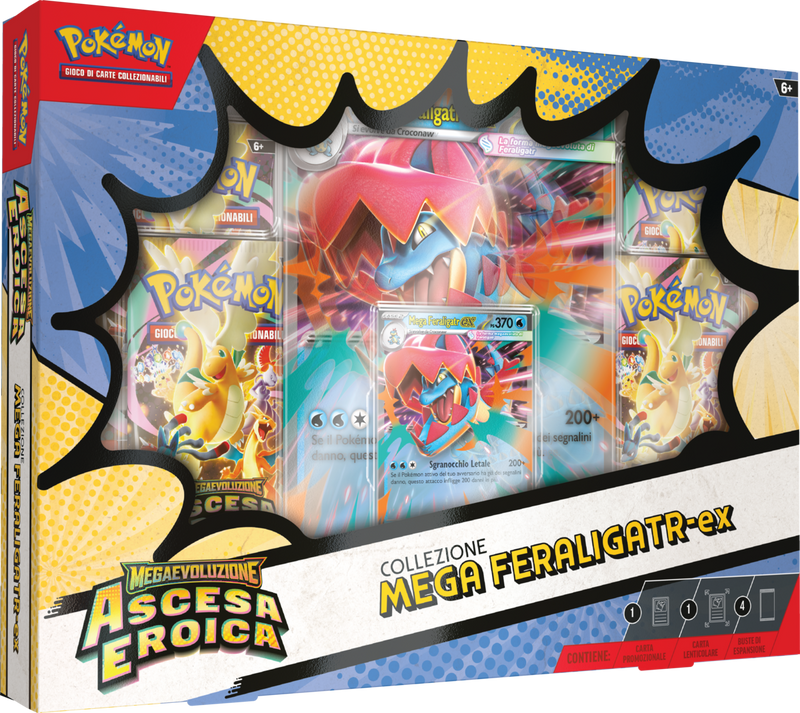 Collezione Mega Feraligatr-ex - Megaevoluzione Ascesa Eroica [ITA]