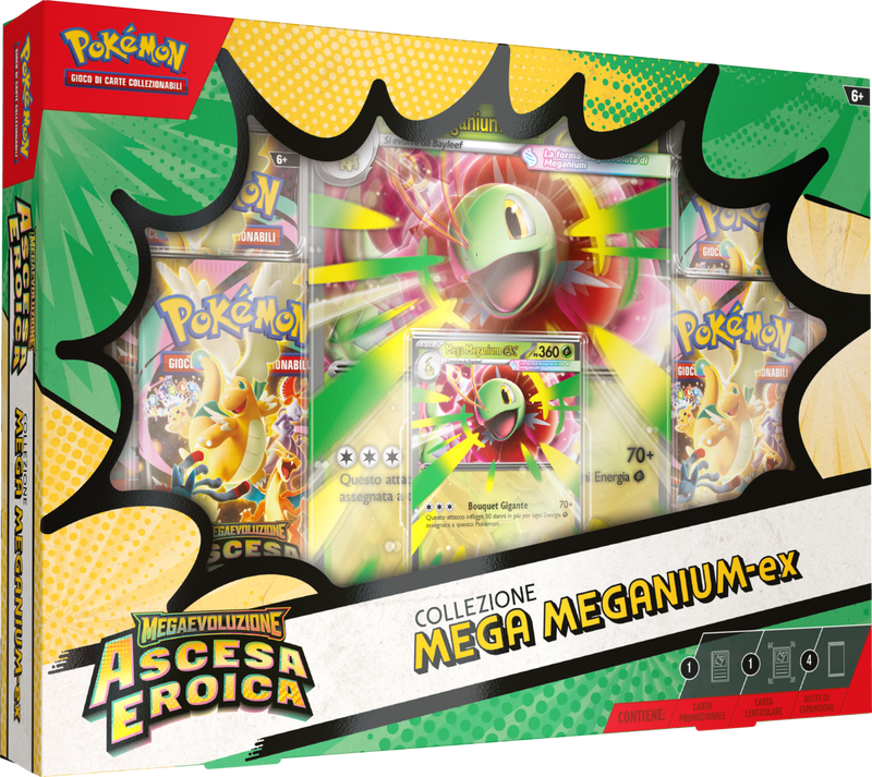 Collezione Meganium-EX dell'Espansione Megaevoluzione - Ascesa Eroica