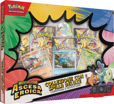 Collezione con Spilla Deluxe Compagni d'Avventura - Megaevoluzione Ascesa Eroica [ITA]