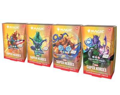 Magic: The Gathering - Marvel Super Heroes - Collector's Edition Commander Deck Bundle [ENG]