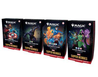Magic: The Gathering - Marvel Super Heroes - Commander Deck Bundle [ENG]