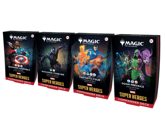 Magic: The Gathering - Marvel Super Heroes - Commander Deck Bundle [ENG]