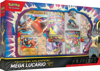 Collezione con Statuina Mega Lucario-EX (ITA)