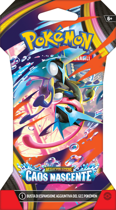 Buste in Paper Sleeve Pokémon Megaevoluzione - Caos Nascente [ITA]
