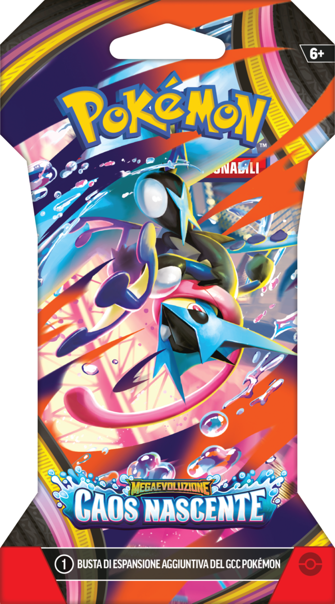 Buste in Paper Sleeve Pokémon Megaevoluzione - Caos Nascente [ITA]
