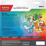 Pokémon Collezione Illustrazione Primi Compagni d'Avventura Serie 3 con 3 carte promo illustrazione, 2 buste Pokémon e foglio adesivi - Italiano