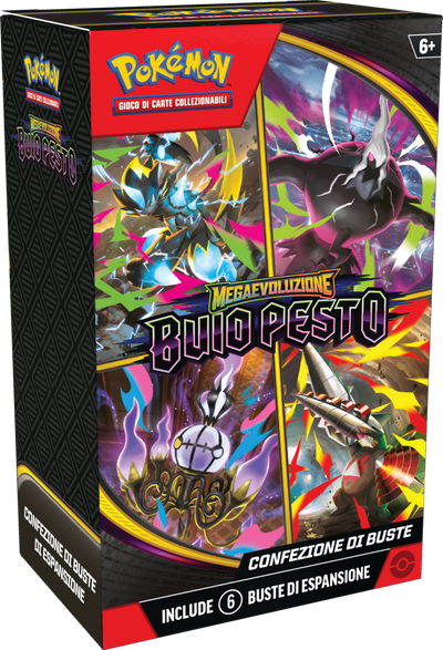 Bundle 6 Buste Pokémon Megaevoluzione - Buio Pesto [ITA]