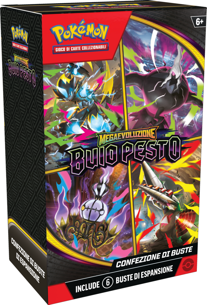 Bundle 6 Buste Pokémon Megaevoluzione - Buio Pesto [ITA]