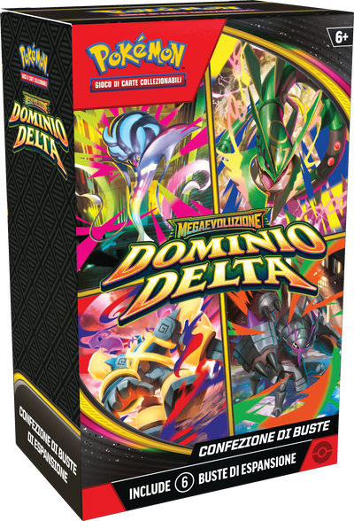 Pokémon Megaevoluzione Dominio Delta – Confezione 6 Buste ITA