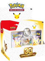 Blister 2 Buste Eevee Pokémon 30° Anniversario IT | Carta Promo + Moneta