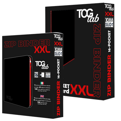 16 Pocket XXL - 1088 slot - Nero Esterno Nero - Zip Rossa