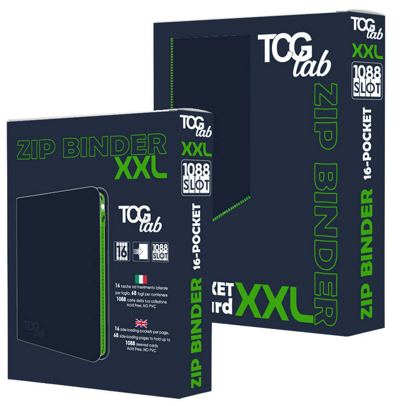 16 Pocket XXL - 1088 slot - Blu Esterno Blu scuro - Zip Verde