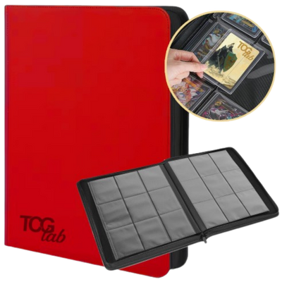 Album per Toploader a 9 Tasche (252 toploader) - Rosso
