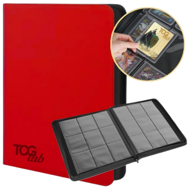 Album per Toploader a 9 Tasche (252 toploader) - Rosso