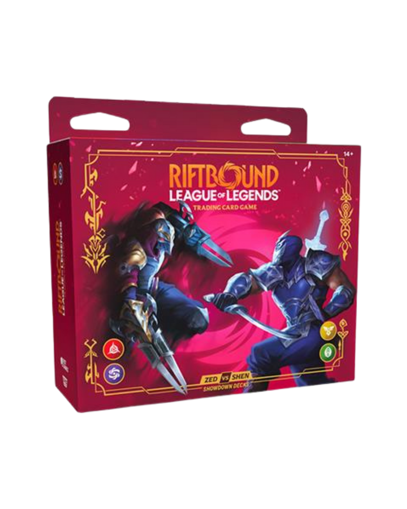 LoL Riftbound: Vendetta Showdown Deck Display