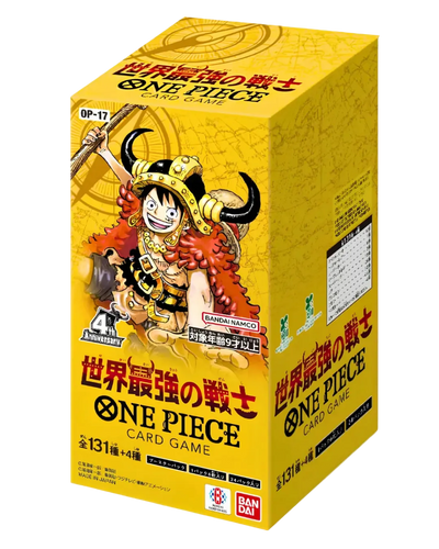 One Piece Card Game OP-17 The World's Strongest Warriors Box Giapponese | Booster Box Originale Bandai