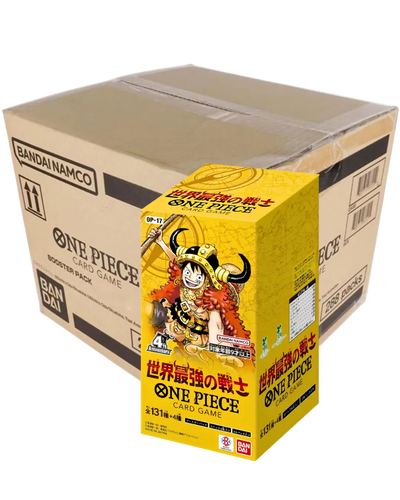 One Piece Card Game OP-17 The World's Strongest Warriors Case Giapponese | 12 Booster Box Bandai