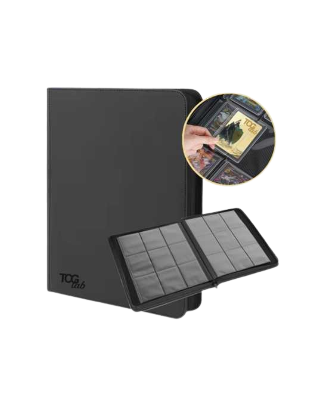 TcgLab Album per Toploader a 9 Tasche (252 toploader) - Nero