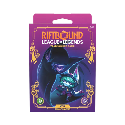 Riftbound GCC League of Legends - Unleashed Mazzo Campione Vex [ENG]