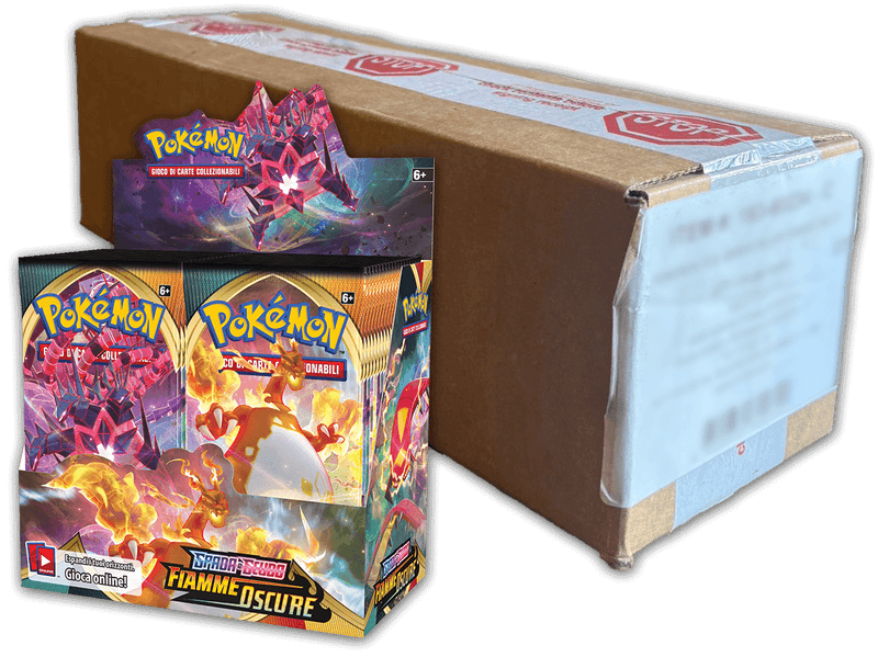 Case da 6 Display Sealed- Spada e Scudo – Fiamme Oscure (ITA)