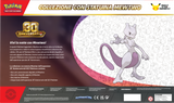 Retro della Collezione con Statuina Mewtwo Pokémon 30° Anniversario con descrizione del contenuto