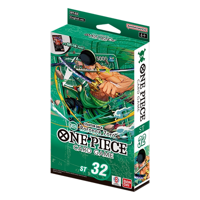 One Piece Card Game ST-32 Starter Deck Roronoa Zoro (Green) ENG