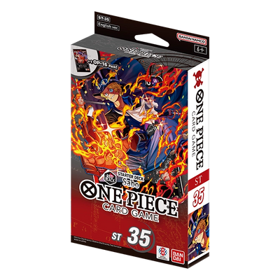 One Piece Card Game ST-35 Starter Deck Sabo (Red/Black) ENG
