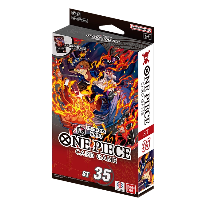 One Piece Card Game ST-35 Starter Deck Sabo (Red/Black) ENG