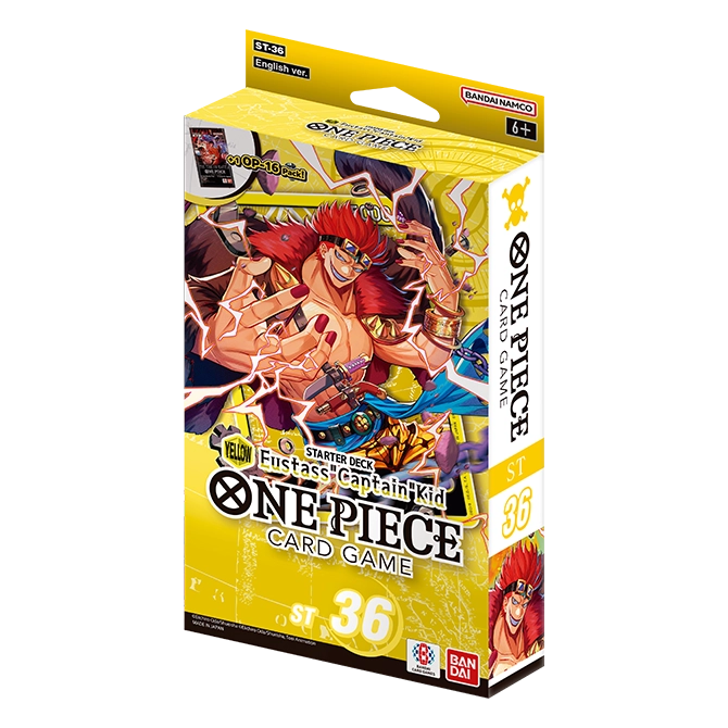 One Piece Card Game ST-36 Starter Deck Eustass Captain Kid (Yellow) ENG