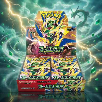 Pokémon Storm Emeralda M6 Booster Box Giapponese | Box 30 Buste Pokémon TCG