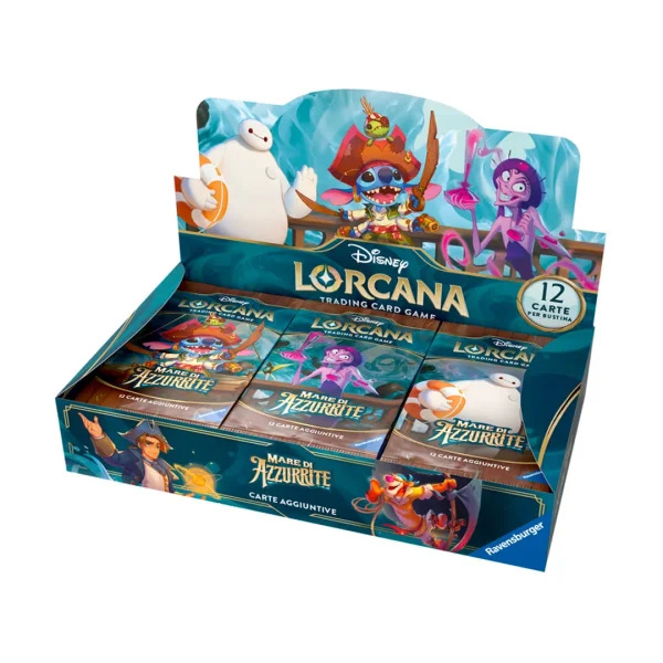 Disney Lorcana Mare di Azzurrite | Booster Box 24 bustine ITA