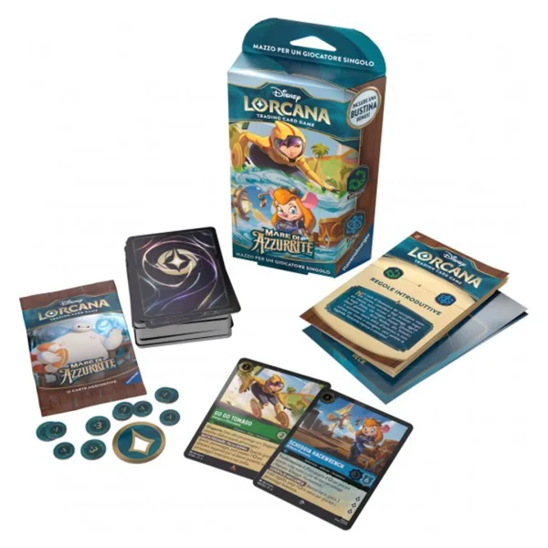 Disney Lorcana Mare di azzurrite | Starter Deck Smeraldo/Zaffiro ITA - immagine 2